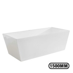 1500x750x580mm Square Bathtub Freestanding Acrylic White Bath Tub 1500x750x580mm Square Bathtub Freestanding Acrylic White Bath Tub